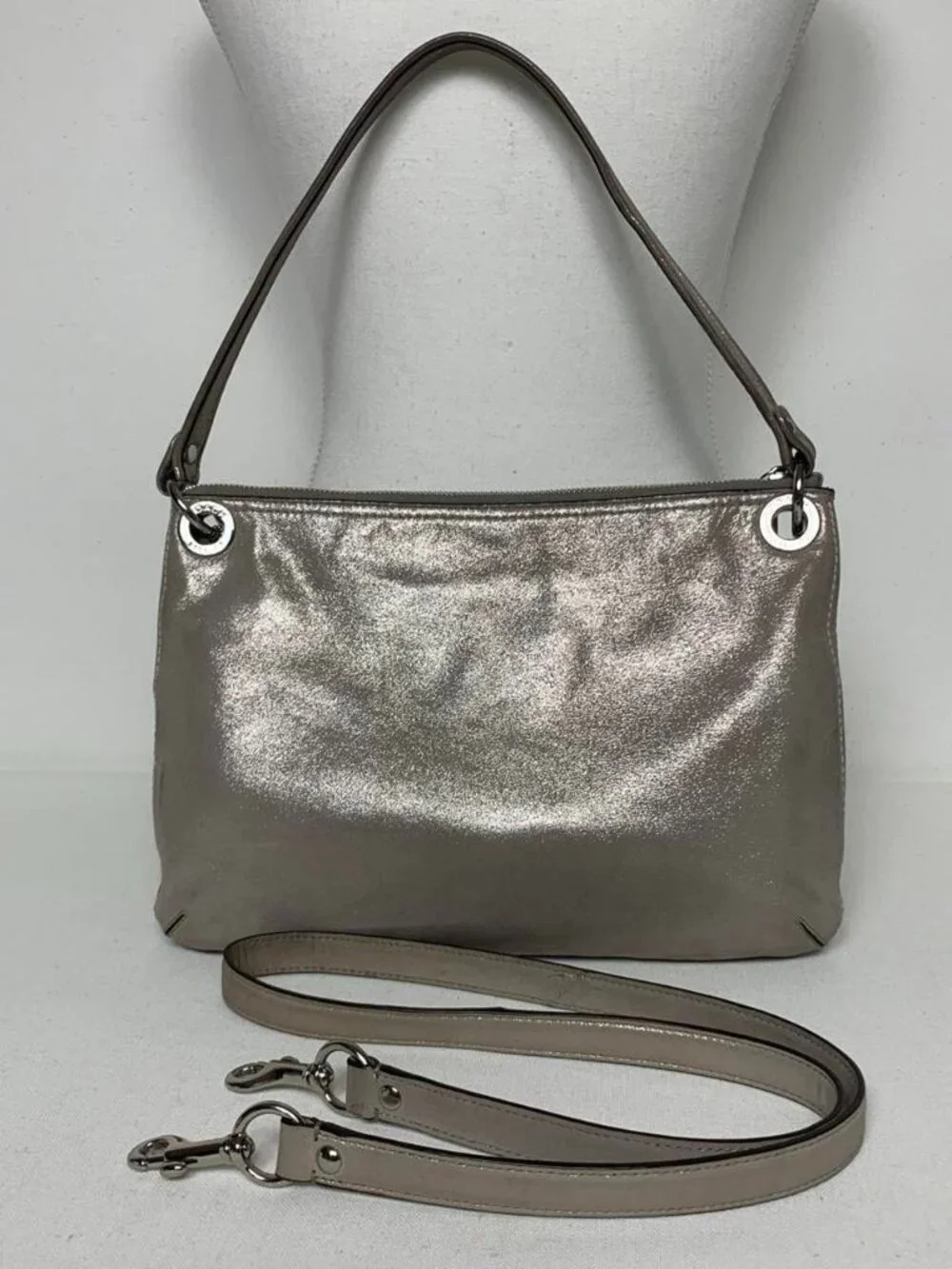 Coach Metallic Silver/Pewter